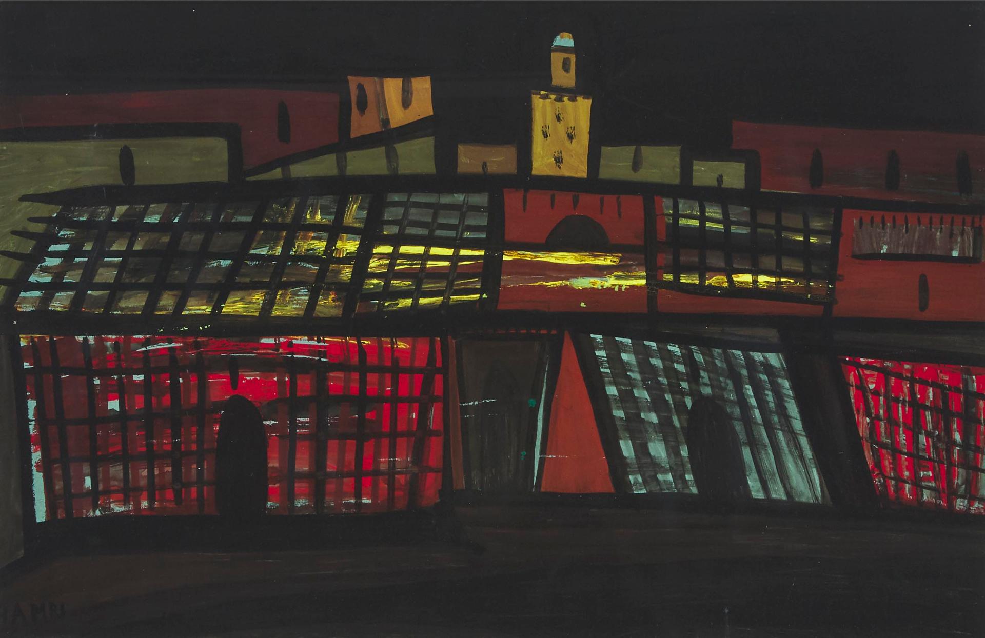 Mohamed Hamri - City View, 1962