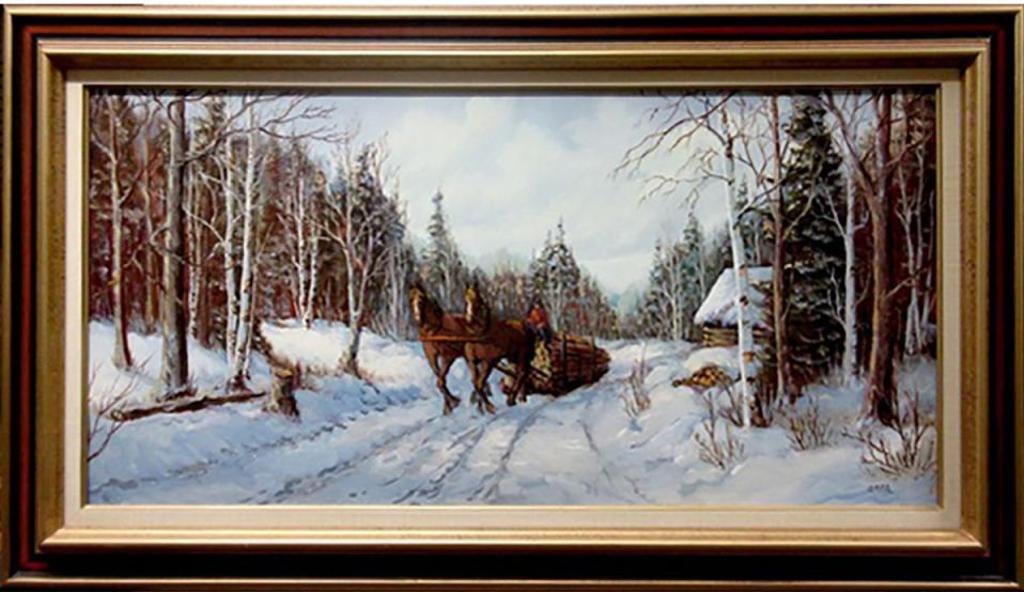 Anna Jalava (1926) - Hauling Logs In Winter