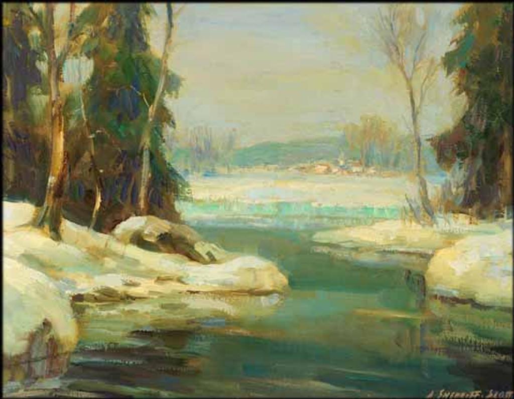 Adam Sherriff Scott (1887-1980) - Winter Scene