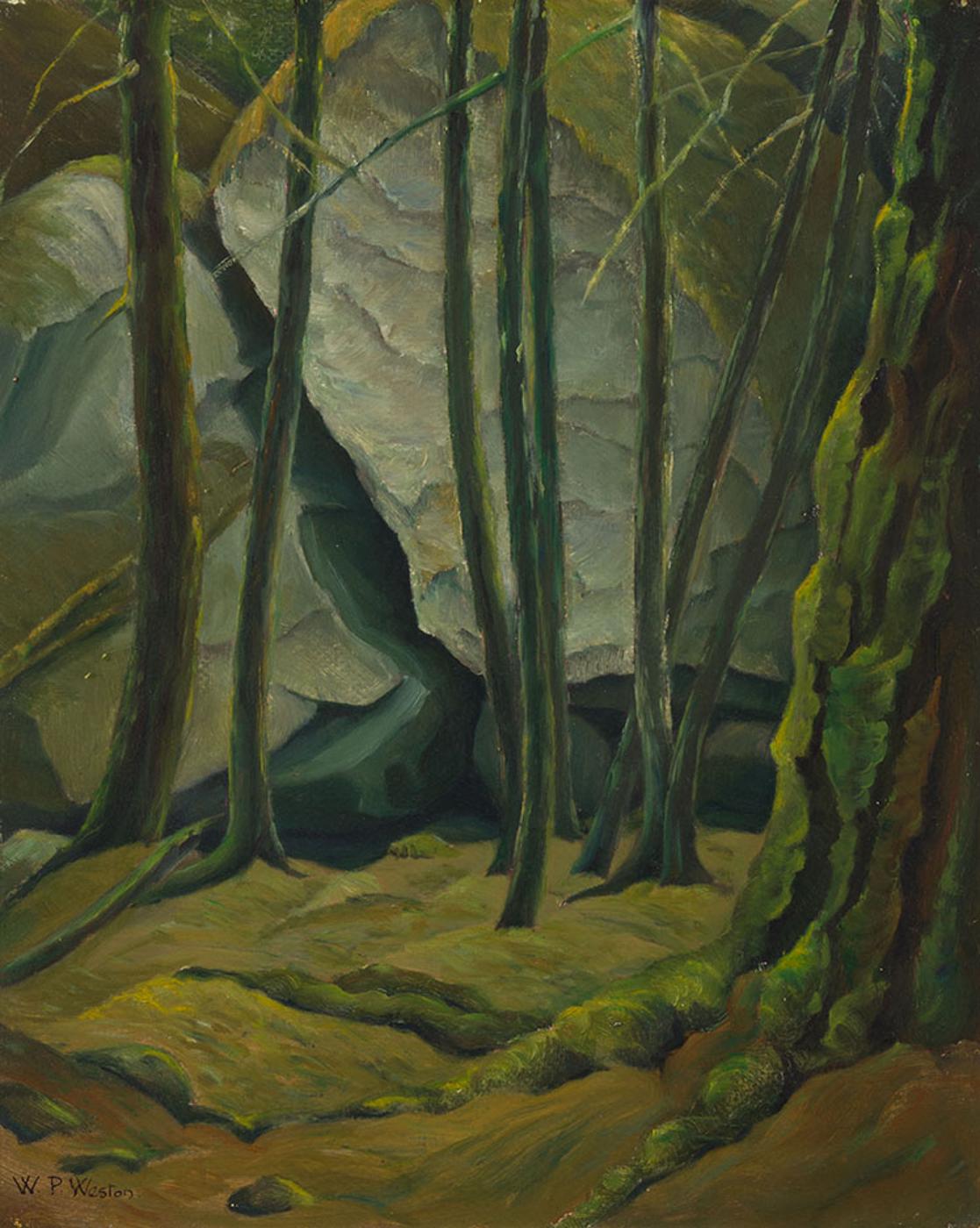 William Percival (W.P.) Weston (1879-1967) - Rocks - Restmore, B.C.