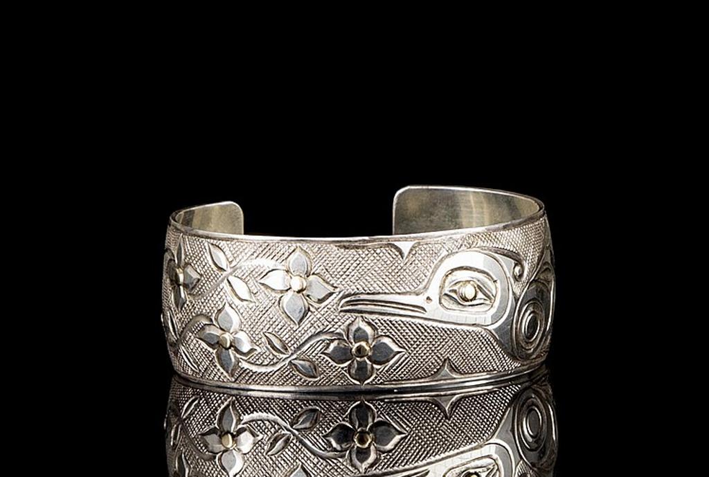 Carrie Matilpi - a carved silver cuff bracelet