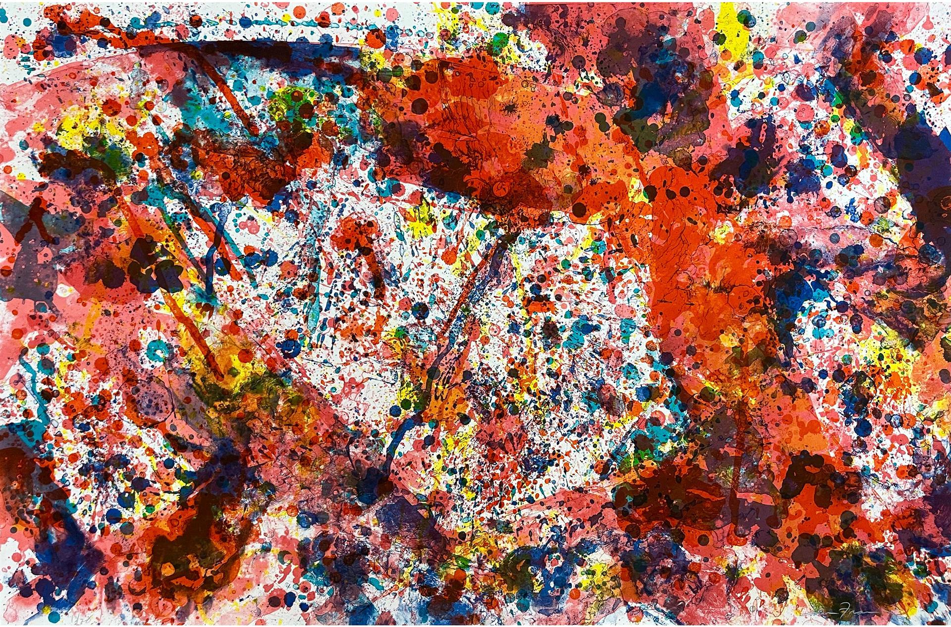 Sam Francis (1923-1994) - AND PINK, 1973 [L. 163; SF-143]