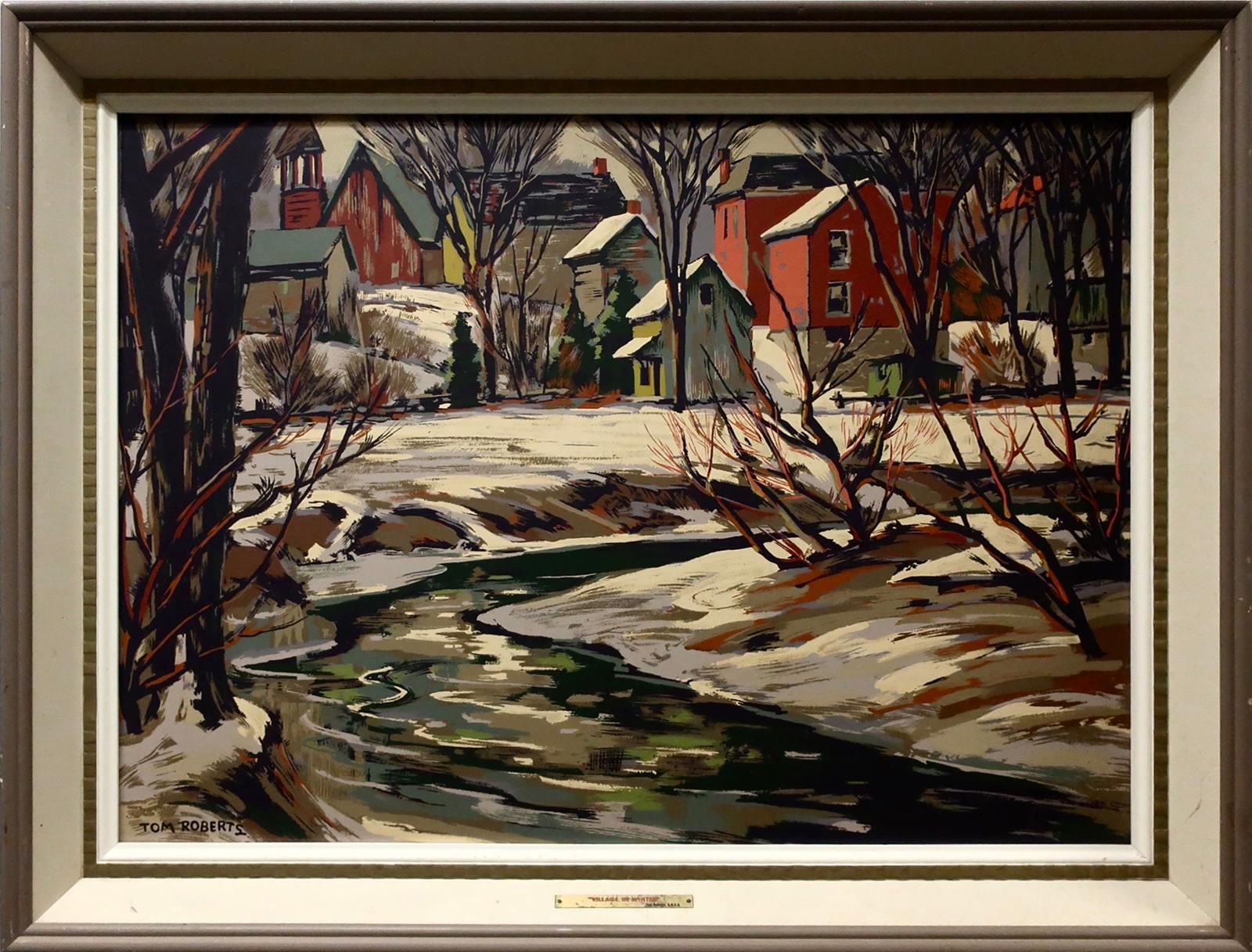 Thomas Keith (Tom) Roberts (1909-1998) - Village In Winter