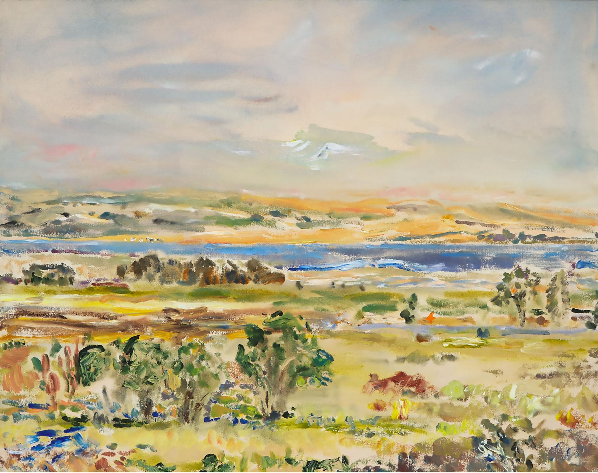 Rebecca Perehudoff (1953) - Orange Valley, 1986