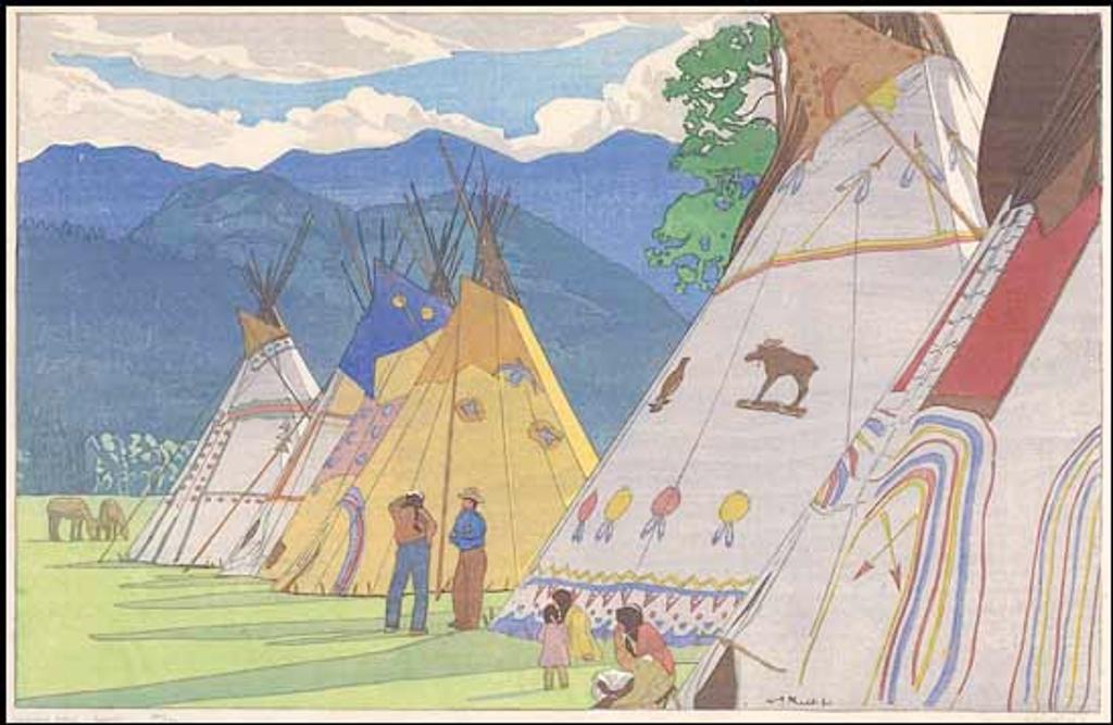 Walter Joseph (W.J.) Phillips (1884-1963) - Indian Days, Banff