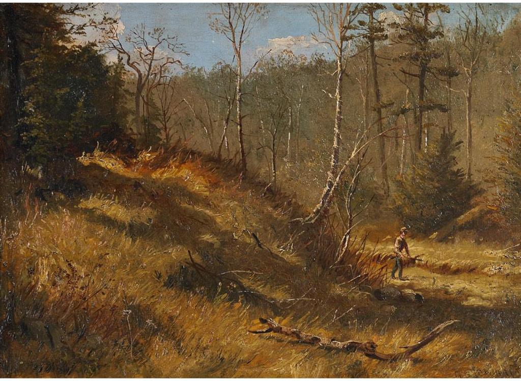 Thomas Mower Martin (1838-1934) - Hunter In The Woods