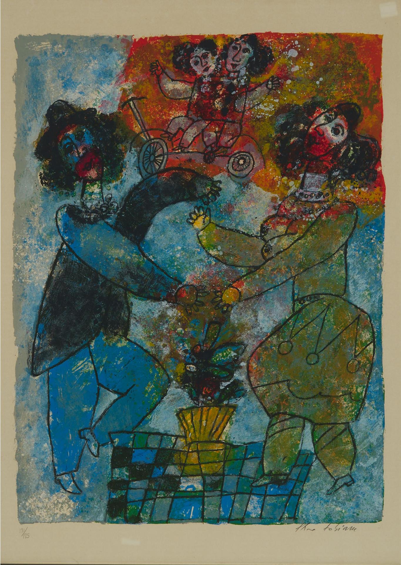 Théo Tobiasse (1927-2012) - One Plate (From The Queen Esther Suite)