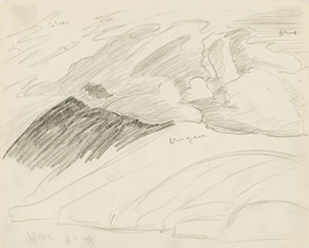 Lawren Stewart Harris (1885-1970) - Rocky Mountain Drawing 9 - 4