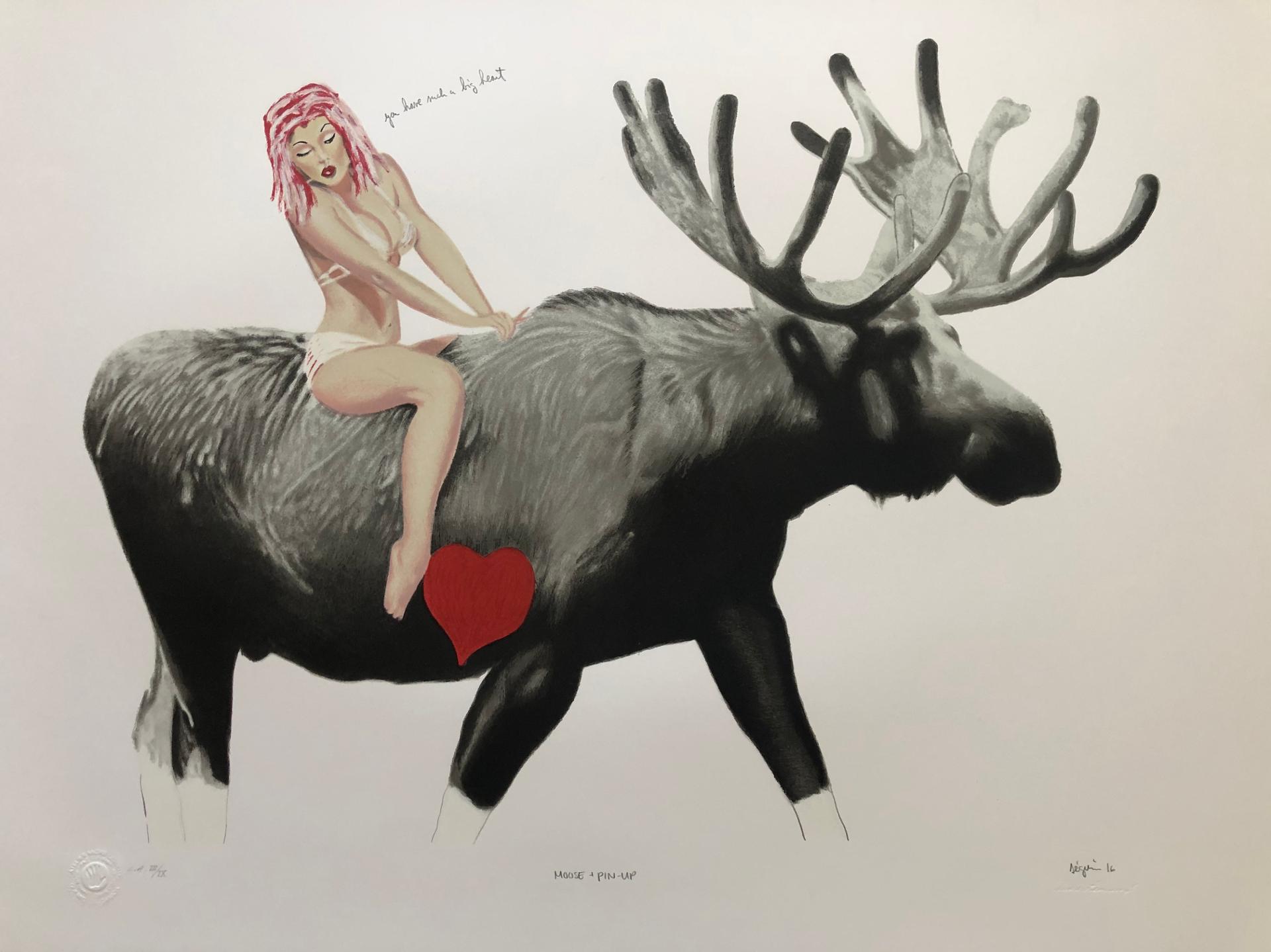 Marc Séguin (1970) - Moose + Pin-Up, 2016