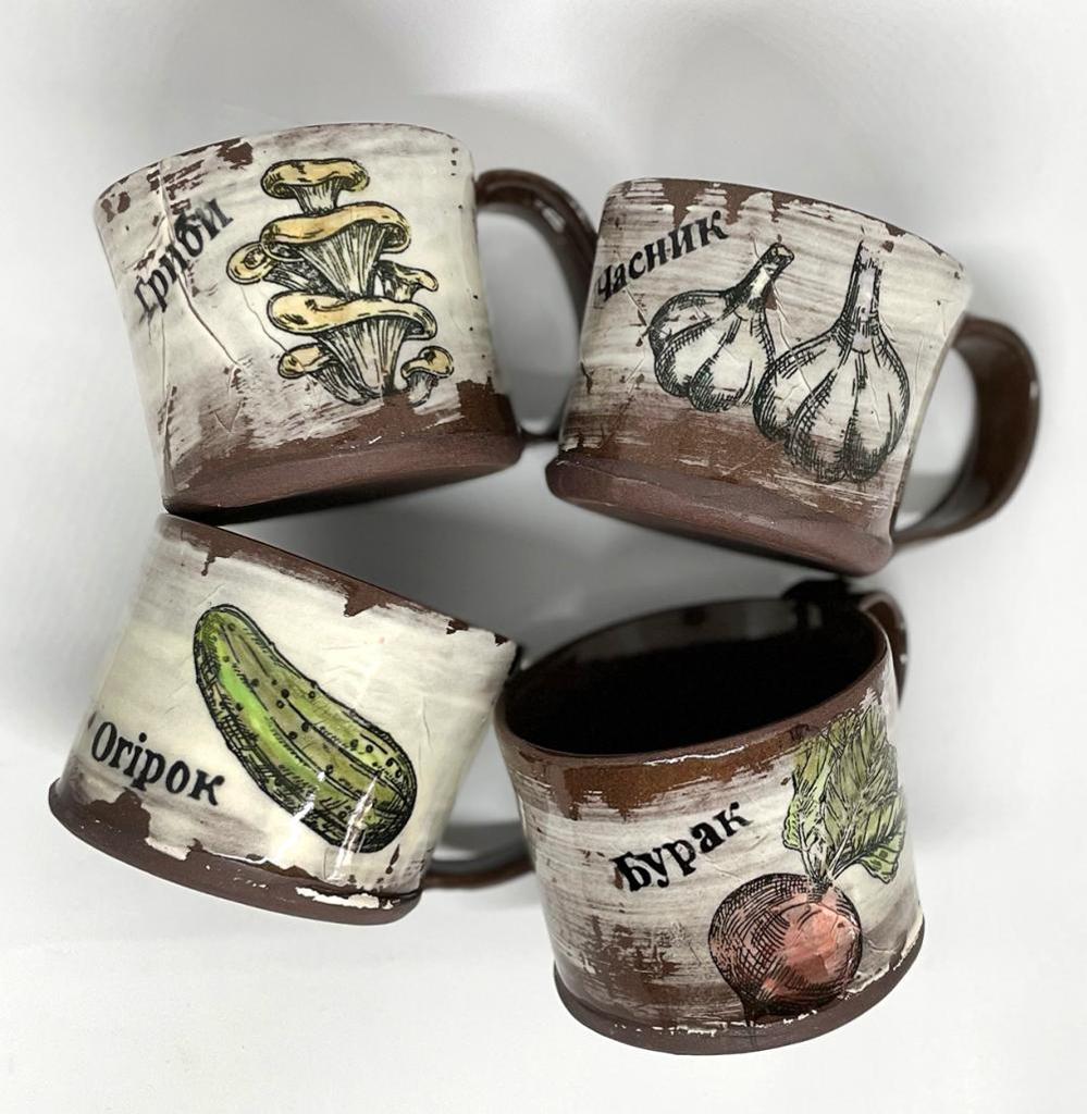 Larissa Higgs - Set of 4 Hand-Crafted Coffee Mugs
