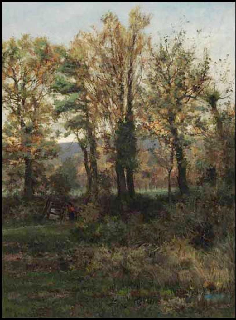 Aaron Allan Edson (1846-1888) - Landscape with Trees