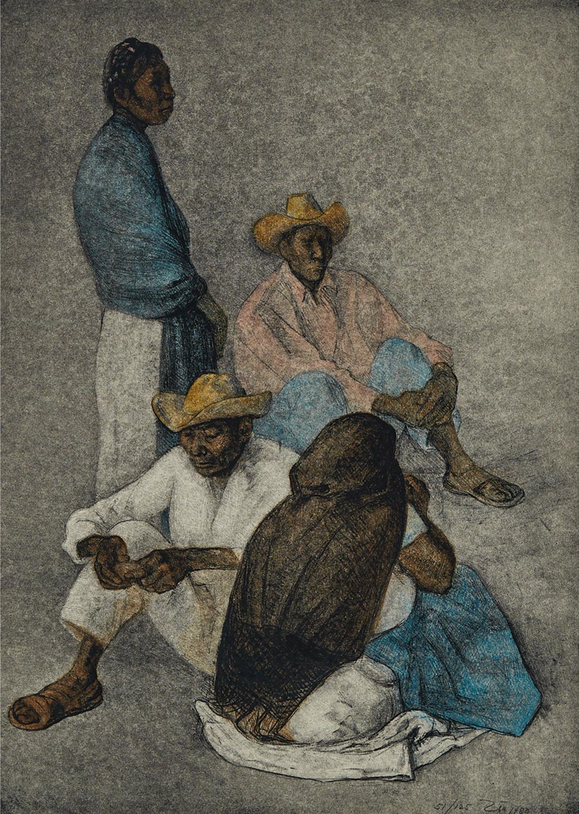 Francisco Zúñiga (1912-1998) - Campesinos, 1980 [vlady, 285]