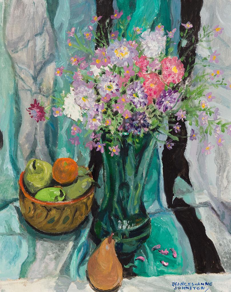 Frances Anne Johnston (1910-1987) - Mixed Flowers & Fruit