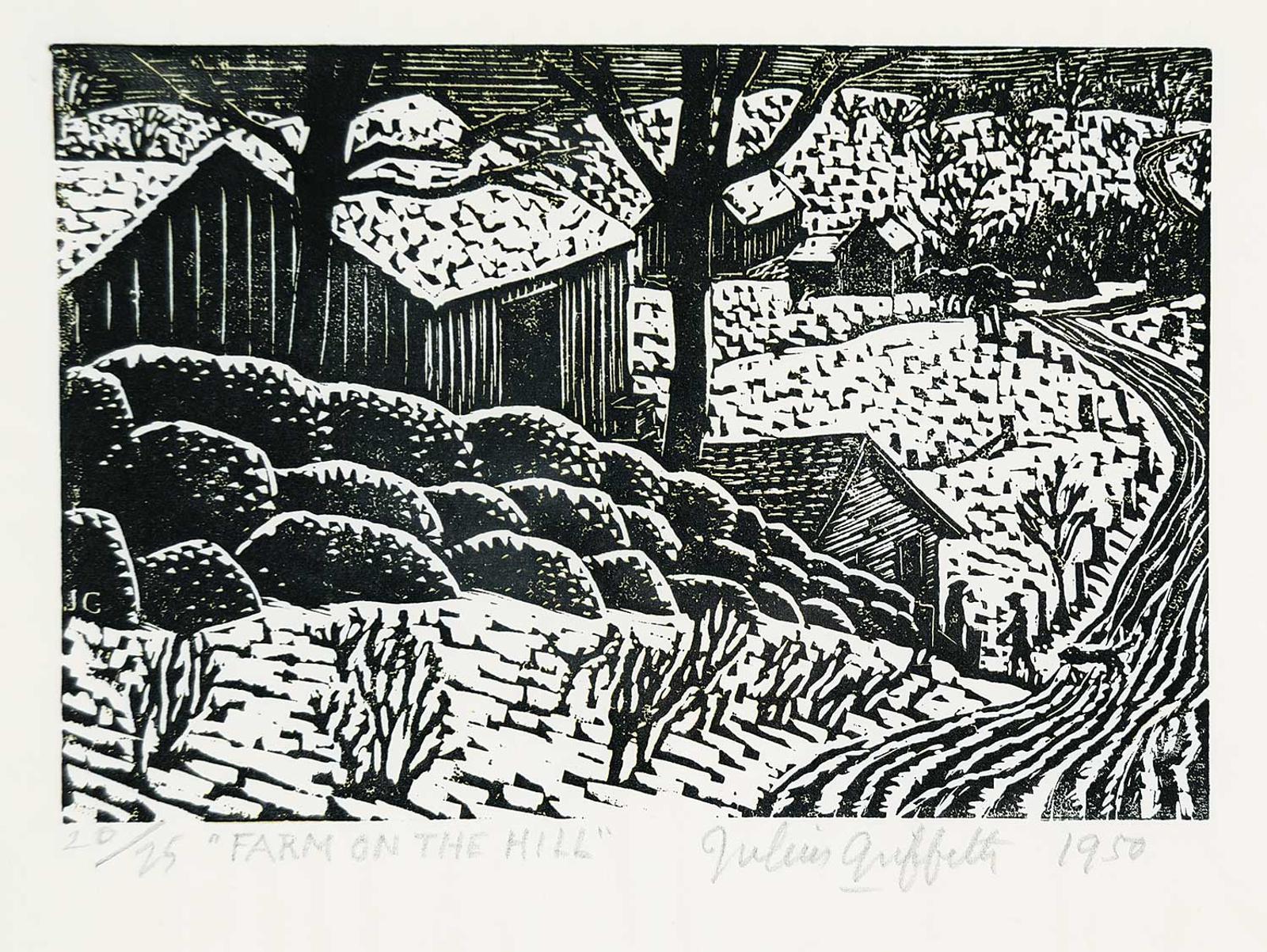 Julius Edward Lindsay Griffith (1912-1987) - Farm on the Hill  #20/25