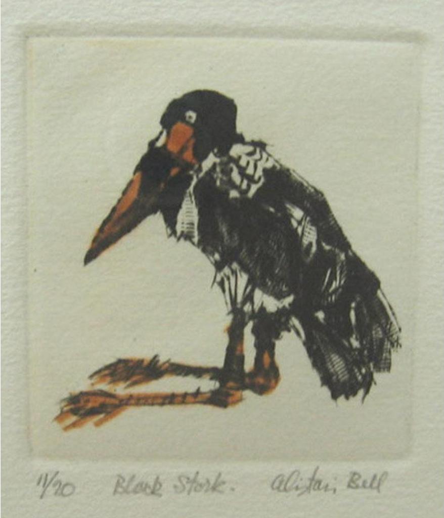 Alistair Macready Bell (1913-1997) - Black Stork