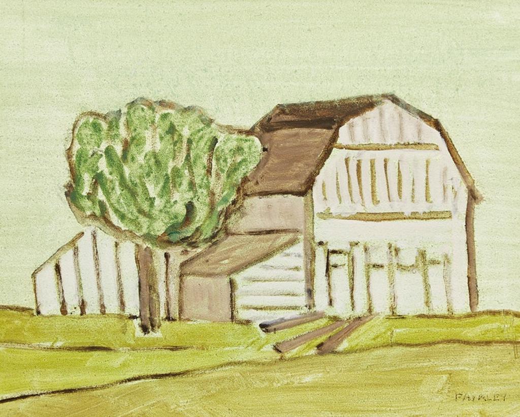 Barker Fairley (1887-1986) - Barn and Tree, P.E.C.