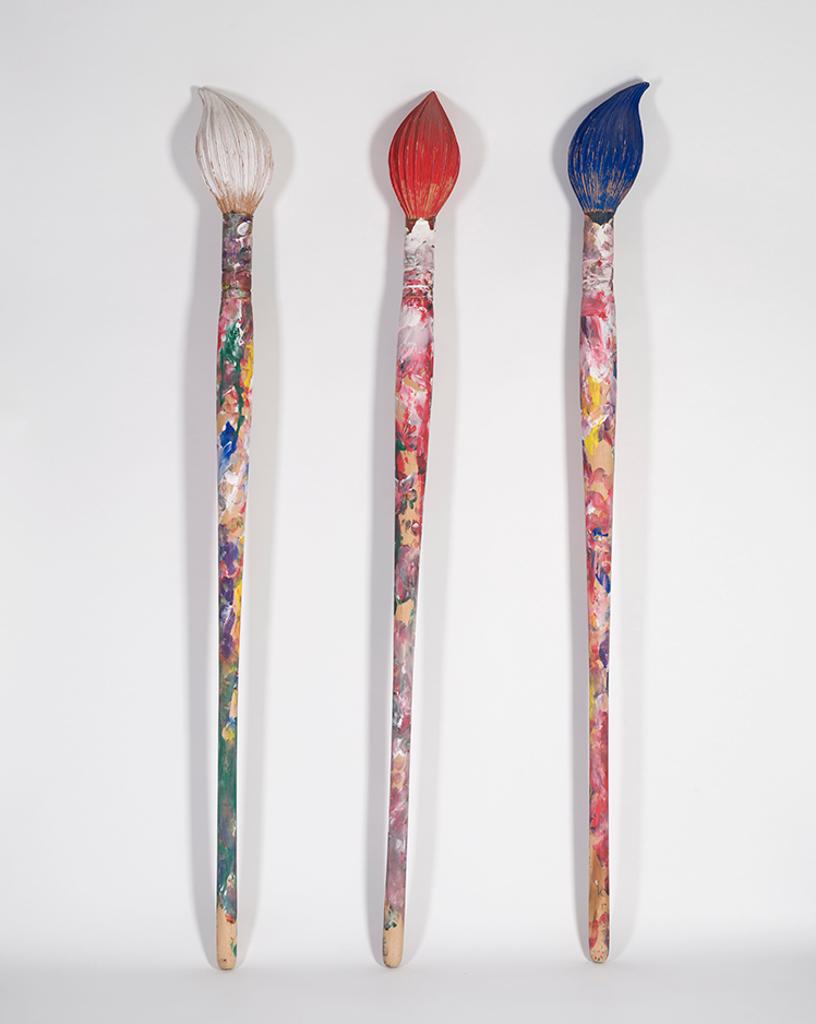 Livio de Marchi (1943) - Three Paintbrushes