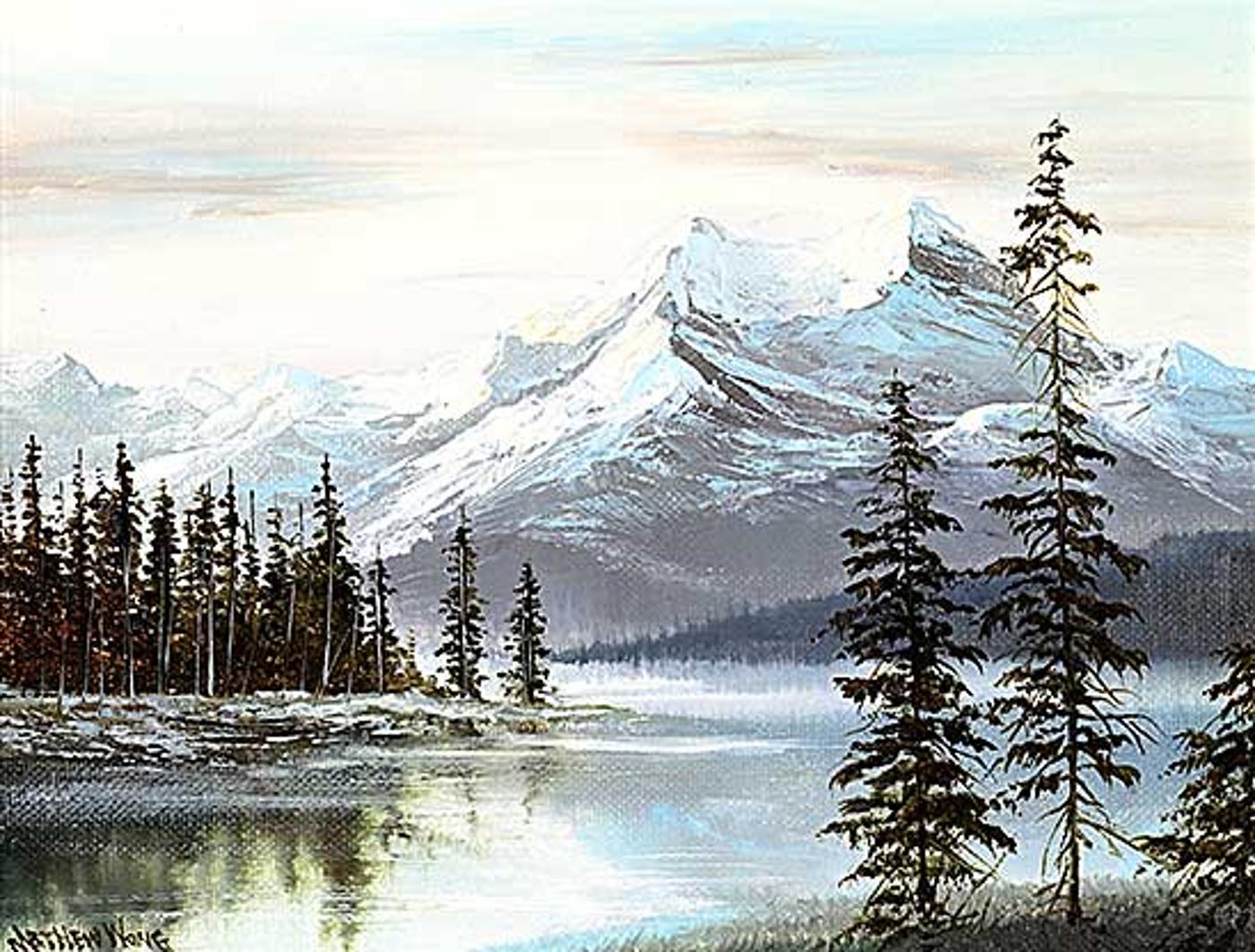 Matthew Wong (1948) - Maligne Lake, Jasper