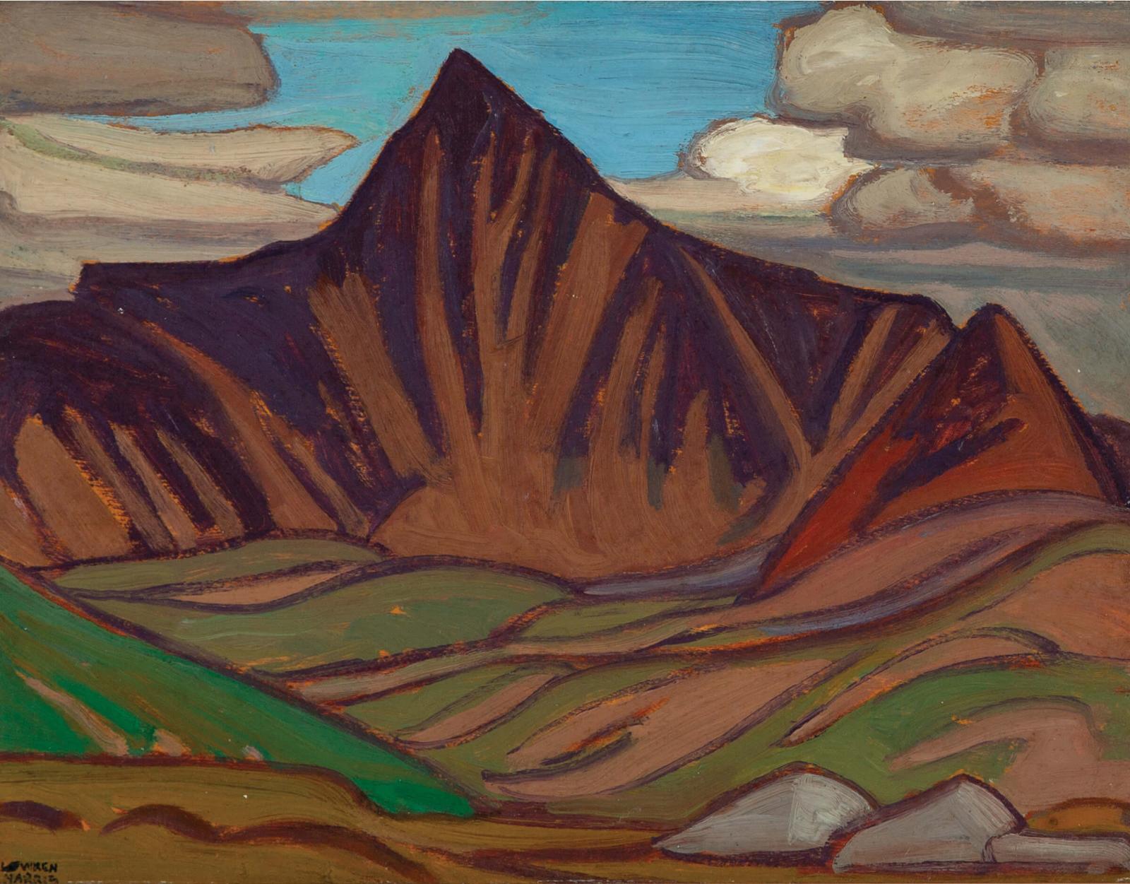 Lawren Stewart Harris (1885-1970) - Mountain Sketch (Mountains, Jasper)