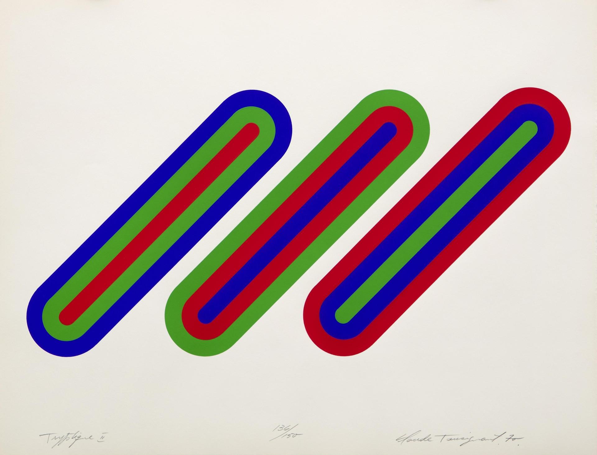 Claude Tousignant (1932) - Triptyque II, 1970