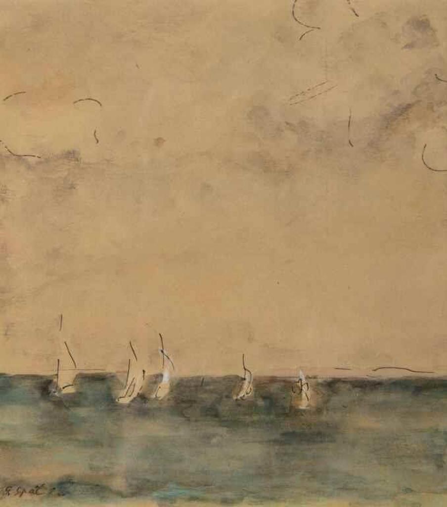 Gabriel Spat (1890-1967) - Untitled (sailboats)