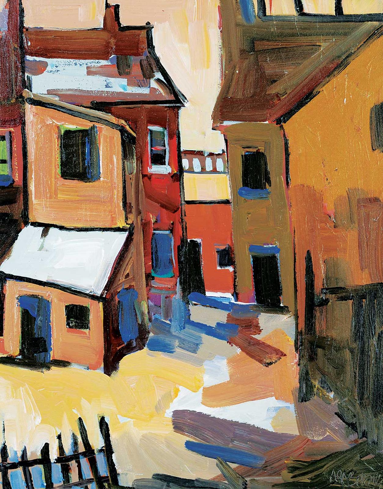 David C. Armstrong (1937-1998) - Untitled - Houses II