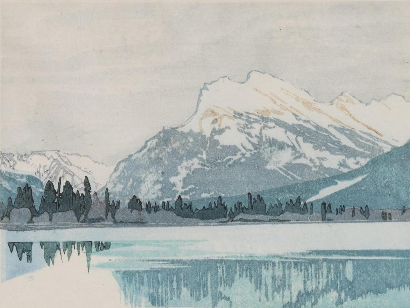 Walter Joseph (W.J.) Phillips (1884-1963) - Rundle, Winter