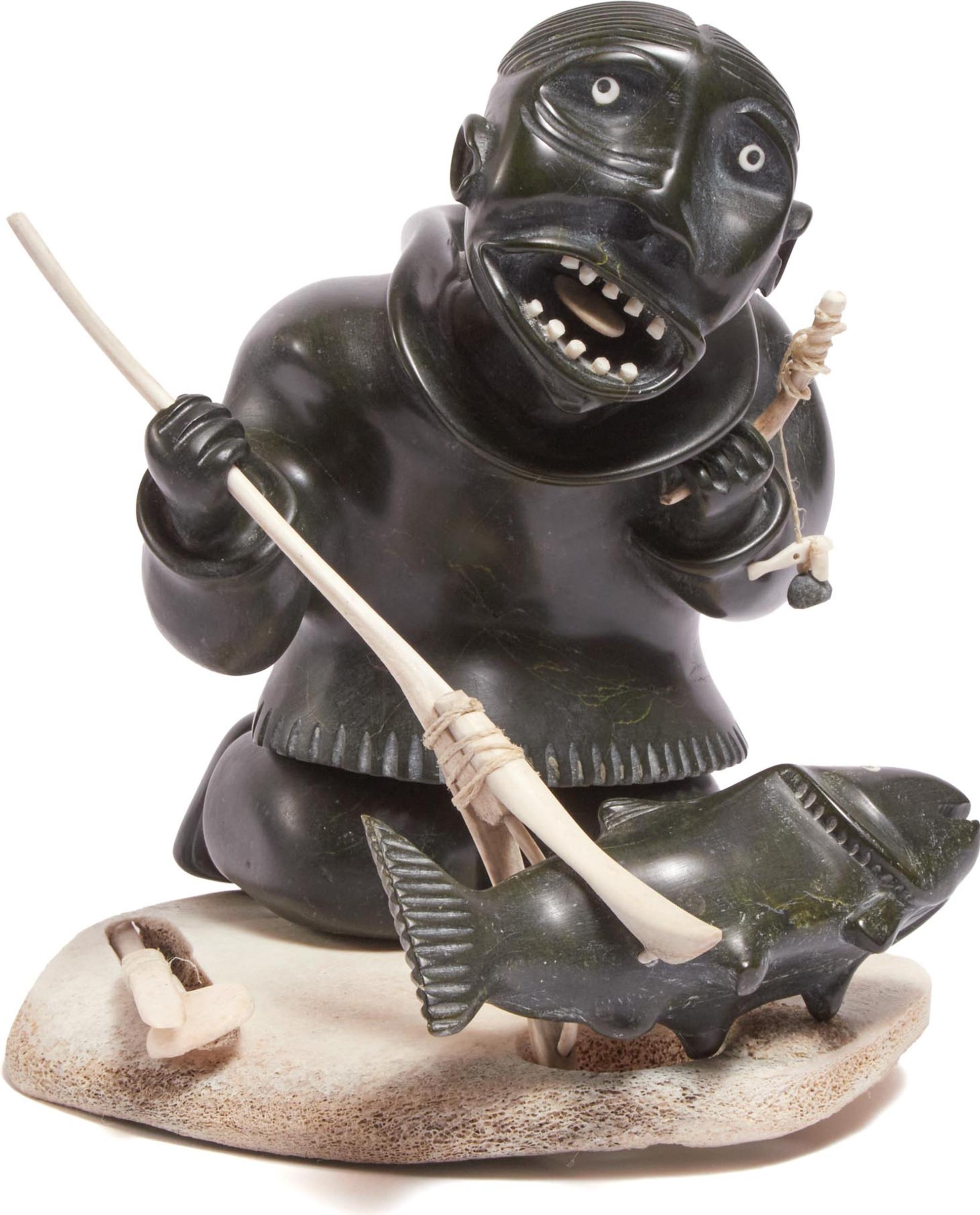 Judas Ullulaq (1937-1998) - Successful Fisherman, Ca. 1980s