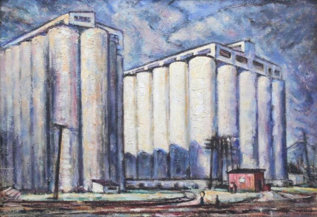 John Delisle Parker (1884-1962) - Grain Elevators