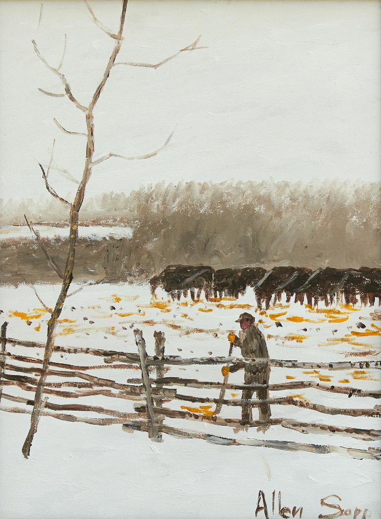 Allen Fredrick Sapp (1929-2015) - Dad Cleaning the Corral