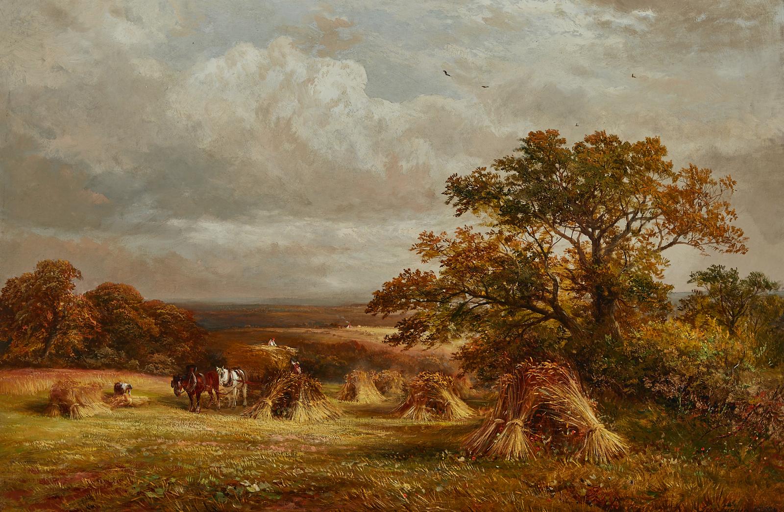George Turner (1843-1910) - Harvesting, 1887
