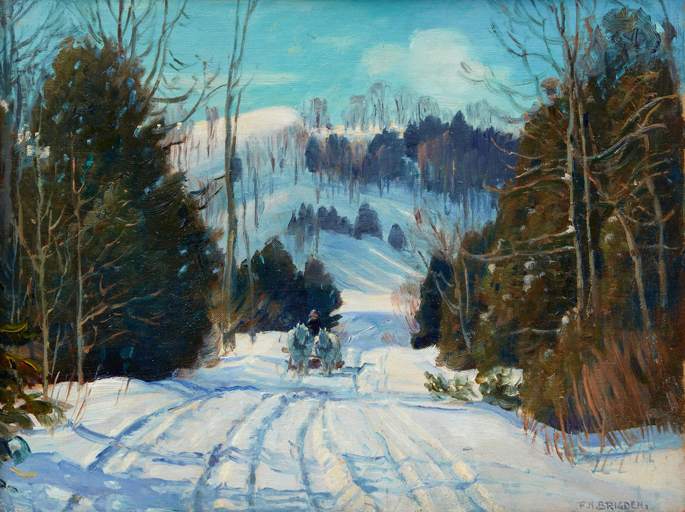 Frederick Henry Brigden (1871-1956) - Back Road in Winter