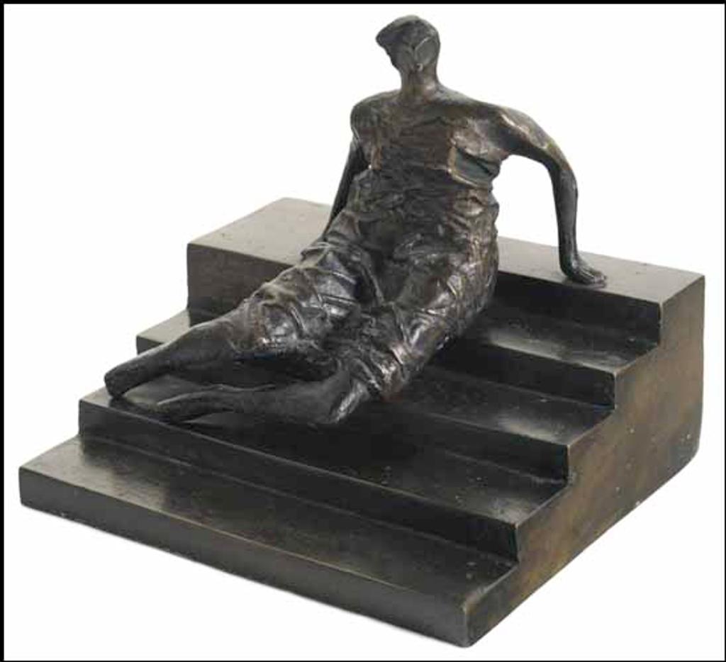 Henry Spencer Moore (1898-1986) - Maquette for Figure on Steps