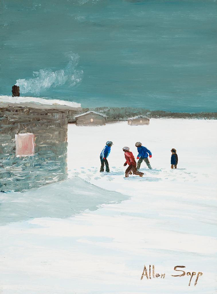 Allen Fredrick Sapp (1929-2015) - Children Playing Outside