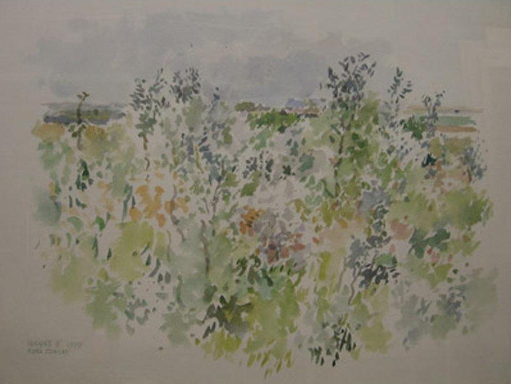 Reta Madeline Cowley (1910-2004) - Silverberry Bushes At Noon