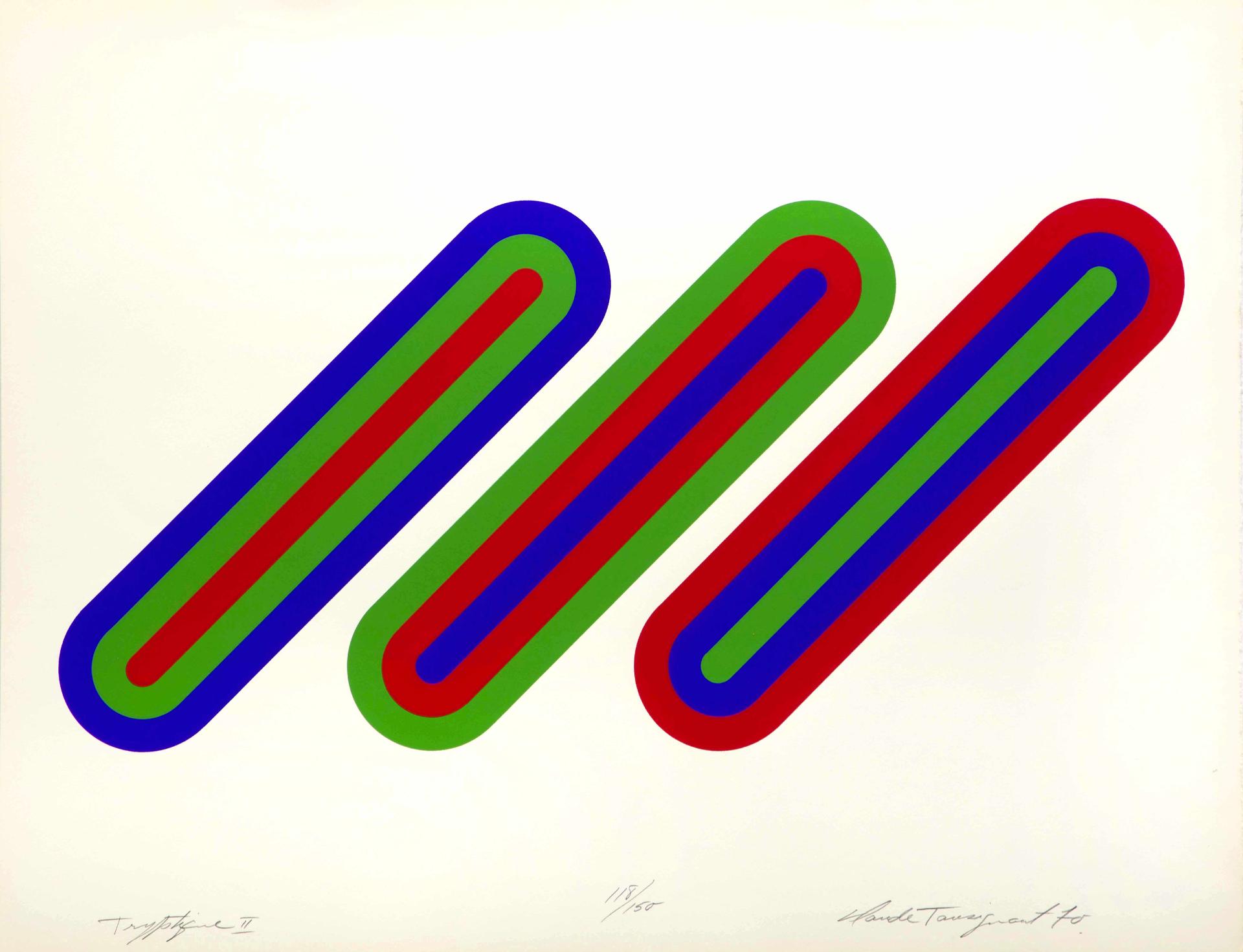 Claude Tousignant (1932) - Triptyque II, 1970
