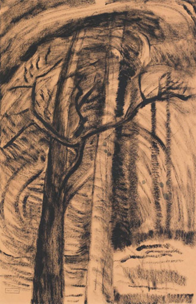 Emily Carr (1871-1945) - Two Trees in Wood