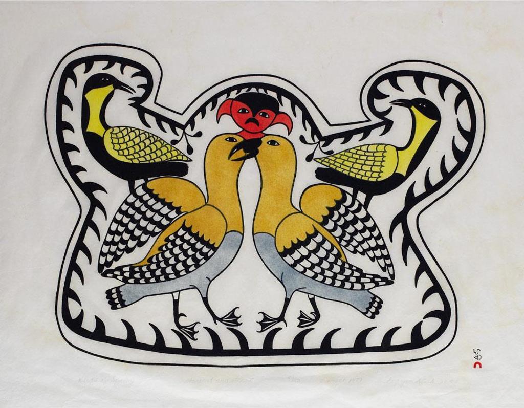 Eegyvudluk Pootoogook (1931-1999) - Birds Of Spring