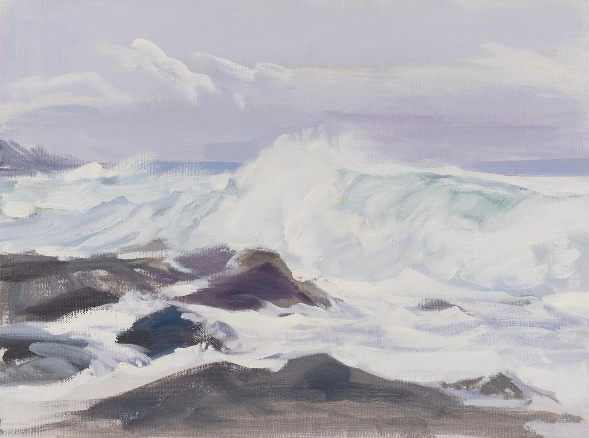 Peter Maxwell Ewart (1918-2001) - Untitled - Rocky Shoreline
