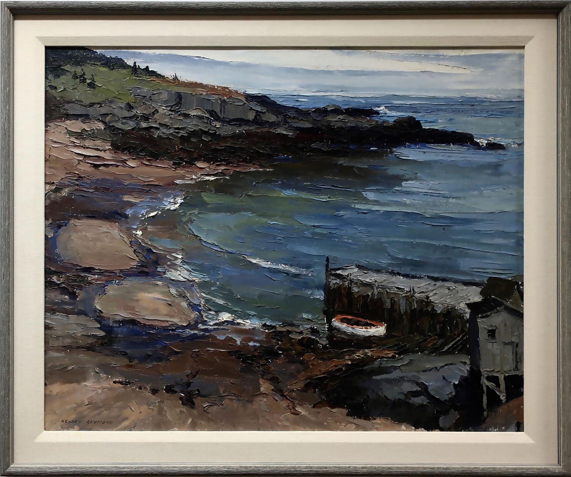 Kelsey Raymond (1926-2001) - Untitled (Coastal Shoreline At Dusk)