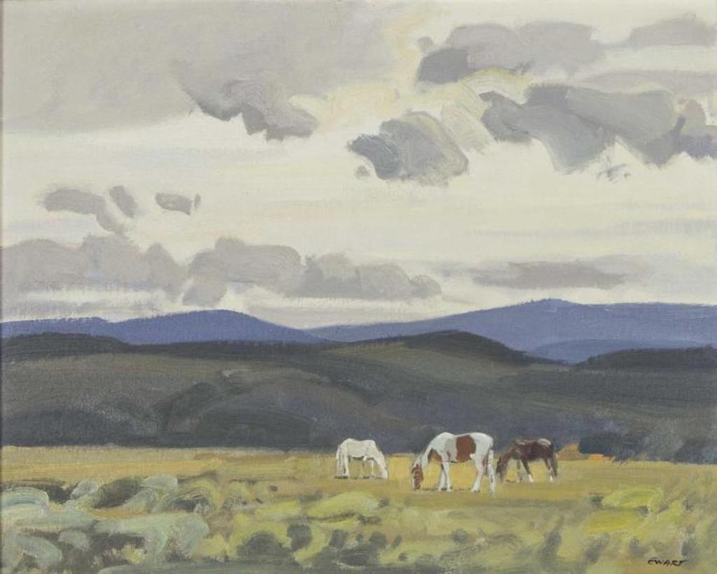 Peter Maxwell Ewart (1918-2001) - Horses Grazing - West of Savona