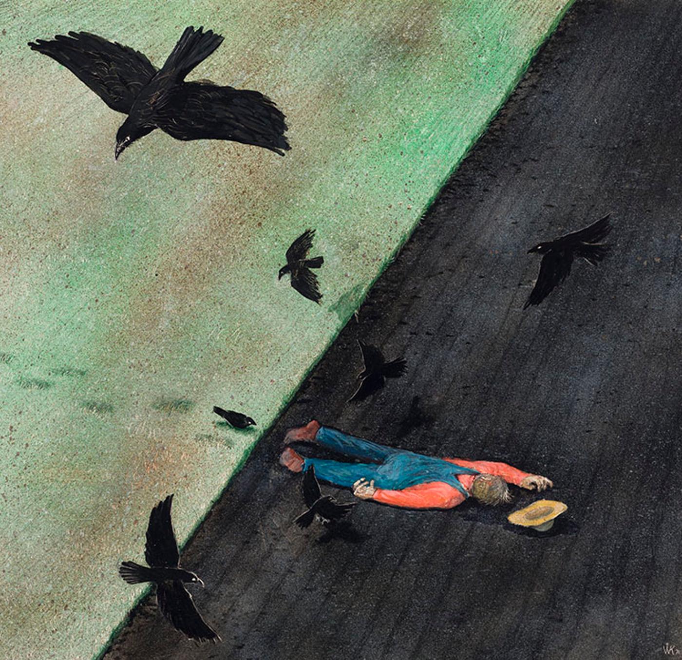 William Kurelek (1927-1977) - The Last Days Series #21