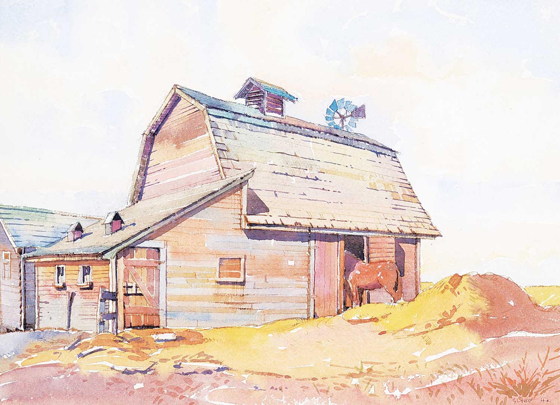 Henry George Glyde (1906-1998) - Barn, Grande Prairie