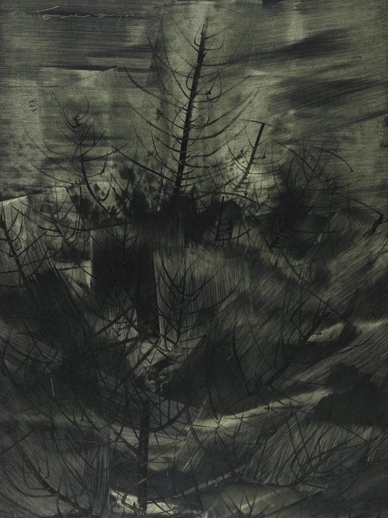 Jacques Godefroy de Tonnancour (1917-2005) - Pine Trees