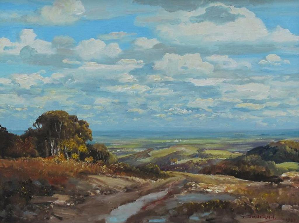 Duncan Mackinnon Crockford (1922-1991) - View From The Neutral Hills, North Of Consort, Alberta; 1983