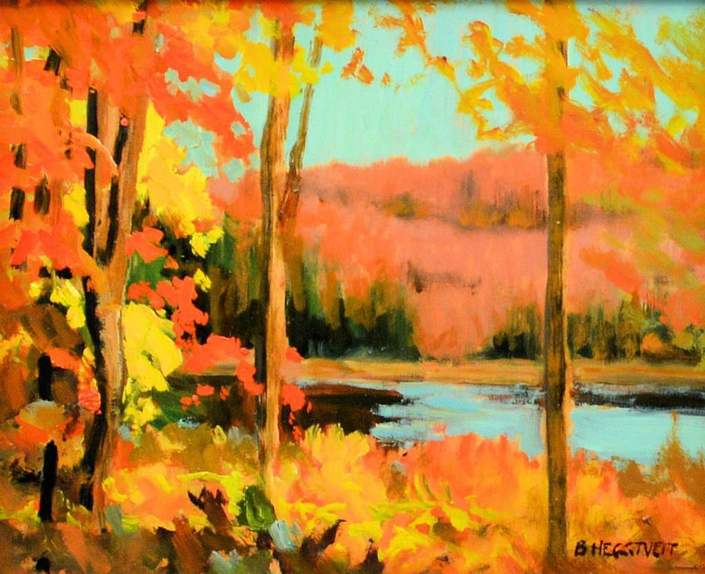 Bruce Allen Heggtveit (1917-2002) - Autumn Colours, Fortune Lake