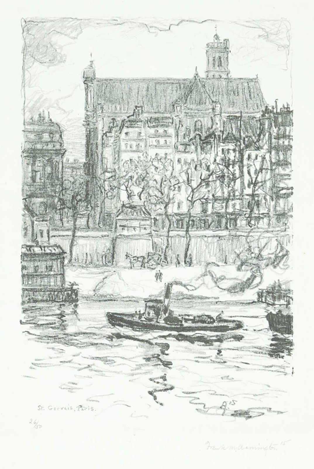 Franklin Milton Armington (1876-1941) - St. Gervais, Paris  #26/50