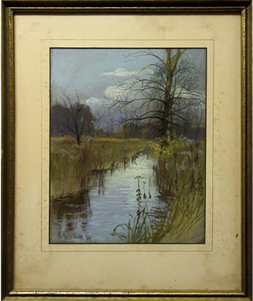 Alexander Young (A. Y.) Jackson (1882-1974) - Untitled (Evening Study With Creek)