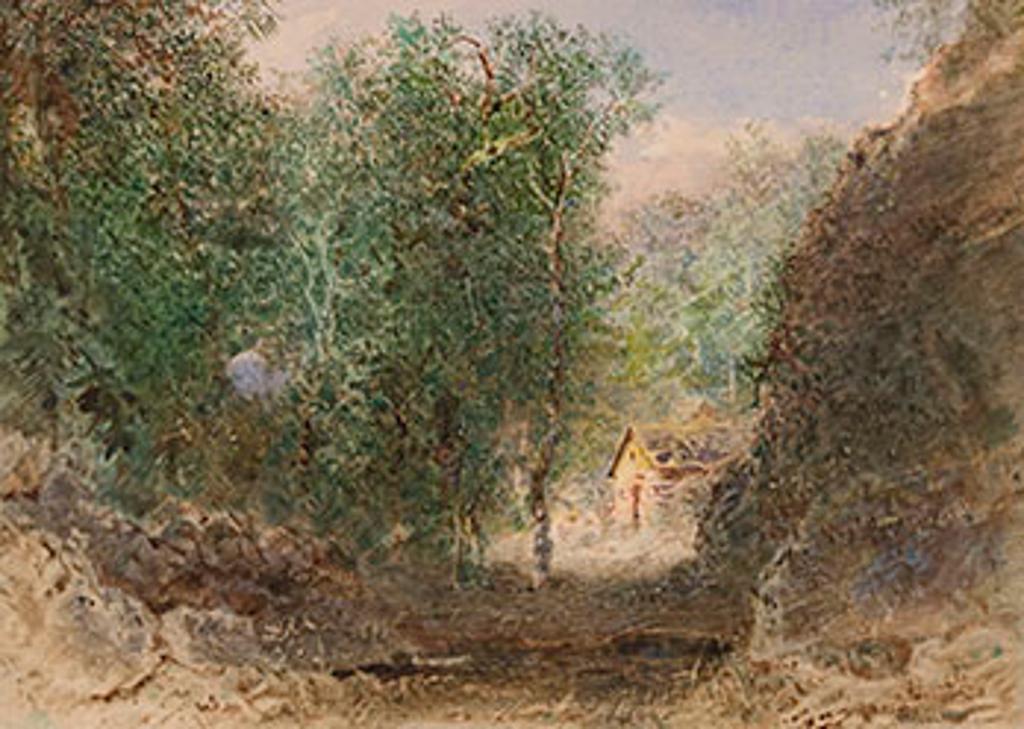Otto Rheinhold Jacobi (1812-1901) - Cabin in the Woods