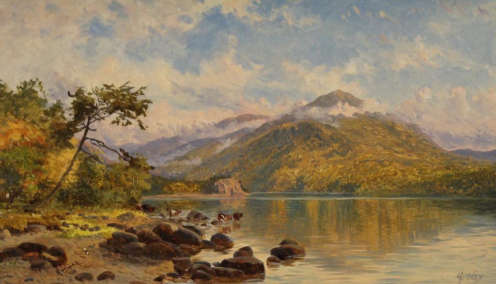 Charles Jones (C. J.) Way (1834-1919) - Lake Memphremagog, Que